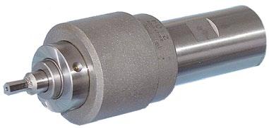 2100 Series Max Thrust Force: 900lbs - Uses 8mm Shank Broaches - NO CENTER INDICATING REQUIRED Swiss-Type Broach holder designed for easy setup and centering of the tool to the work piece on CNC