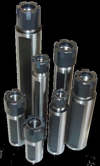 SWISS PRECISION COLLET SLEEVES Precision Swiss Tool Holding METRIC & INCH SIZED SHANKS L 1 L 2 ER Style Collets are the tool holding system of choice for use in Swiss-Type machine applications.