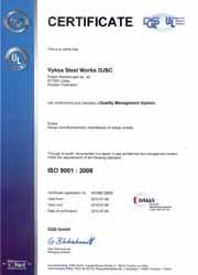 page 04 Wheels Catalogue page 05 Certification Contacts OMK railroad wheels and related products conform to