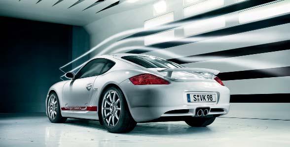Enhancing the Cayman s aerodynamic efficiency was the chief aim without affecting the drag coefficient.