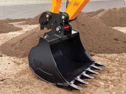 Choose the optional rubber street pads and you can use the JS160/180/190 on sensitive grounds like tarmac without causing damage.