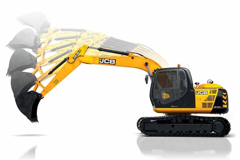 MAXIMUM PRODUCTIVITY, MINIMUM SPEND Upping output. 4 Simultaneous tracking and excavating is smooth and fast with an intuitive multifunction operation.
