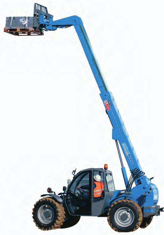 Typical features in addition to the ability to fit fork tines, 4 in 1 buckets, crane jibs, are 4WD, 2 wheel steer, 4 wheel steer & crab steer, chassis or frame levelling is also employed on many