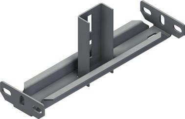 11111 RZE Central Support Central Support Bracket for RZE-P and RZE-R Cable Ladder Systems. Can be combined with Mekano Channel 50-1. A single central support facilitates easier cable pulling.