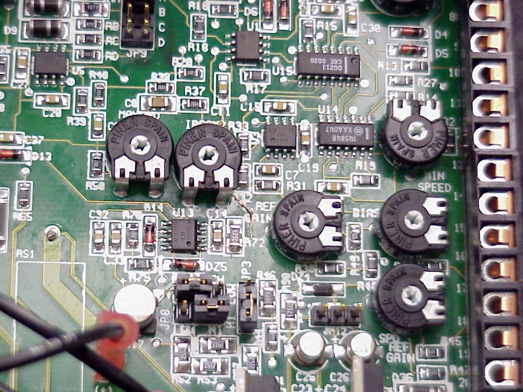 Damage to Focus 3 Circuit Board caused by connecting speed potentiometer to earth ground.