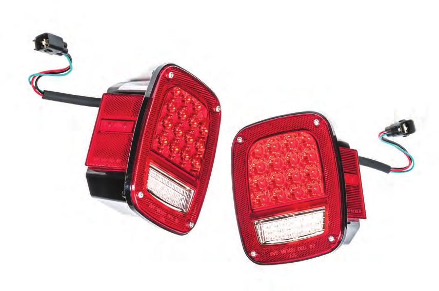 Quadratec Replacement LED Tail Lights & Flashers Installation Manual: Tail Lights and Flasher Control Units # 55213.