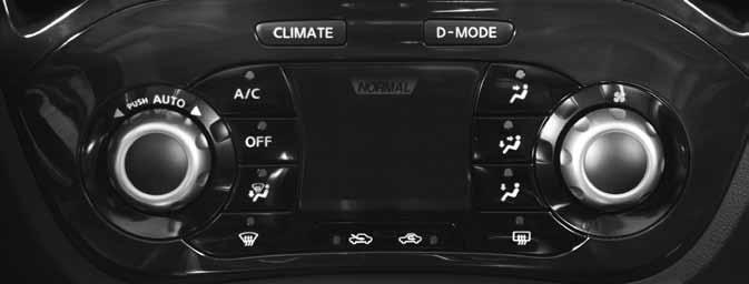 first drive features 08 09 04 05 06 07 AUTOMATIC CLIMATE CONTROLS (with Integrated Control System) (if so equipped) CLIMATE button Press the CLIMATE button to access the Climate Control Mode.
