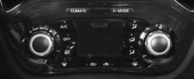 FIRST DRIVE FEATURES 08 09 04 03 05 06 07 AUTOMATIC CLIMATE CONTROLS (with Integrated Control System) (if so equipped) CLIMATE BUTTON Press the CLIMATE button to access the Climate Control Mode.