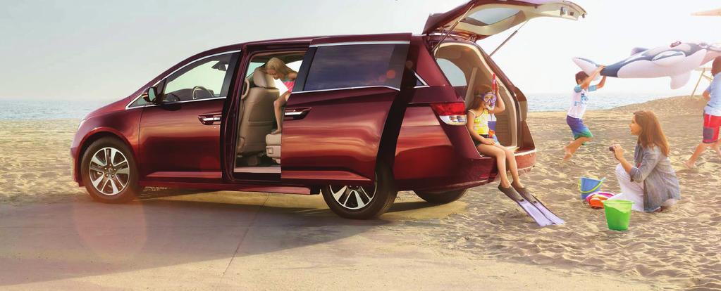 Honda Odyssey EX The 2017 Honda Odyssey EX includes or improves on all the features found on the Odyssey LX trim level.