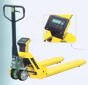 HYDRAULIC HAND PALLET with SCALE 1096 655 430 105 o D A1 2000kg B D1 A H H1 H2 C Capacity : 2,000kg in 1kg resolution Tolerance : ± 2kg Scale function : zero correction, gross/nett weighing, total