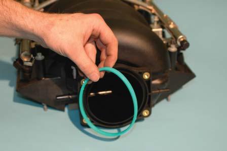 Remove the O-ring from the stock throttle body