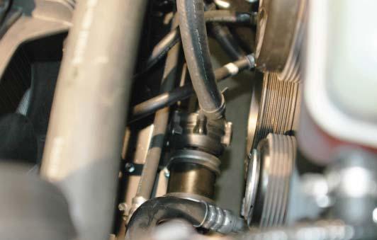 169. Connect the free end of this hose to the Intercooler pump discharge barb