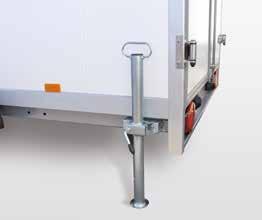 Tandem sandwich box flatbed trailer Accessories (optional): 1 2 Towing
