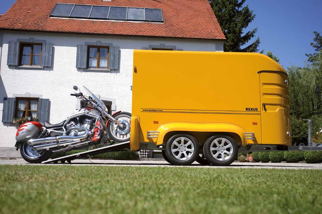 Rexus all-poly trailer This transporter is particularly