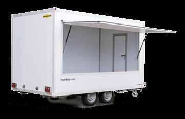 Sales box trailer basic model Humbaur sales box trailers your handy helpers when it comes to mobile sales success. Available as single-axle and tandem-axle units.