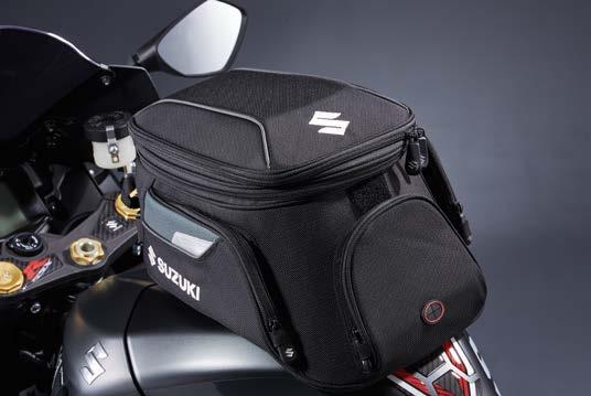 litres, rain cover and shoulder belt included. Max. load: 2.5 kg. Max. speed: 130 km/h. Part No.