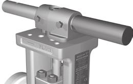 Press the long tab up flush against a flat side of the hex head. Exception: The ASME 1500 class 0.