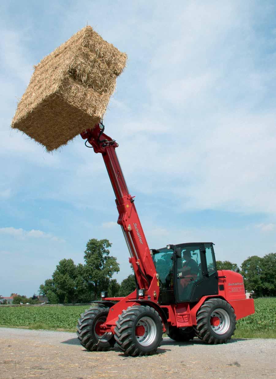 When it comes to articulated telescopic loaders, Schäffer machines are the most successful in their class.