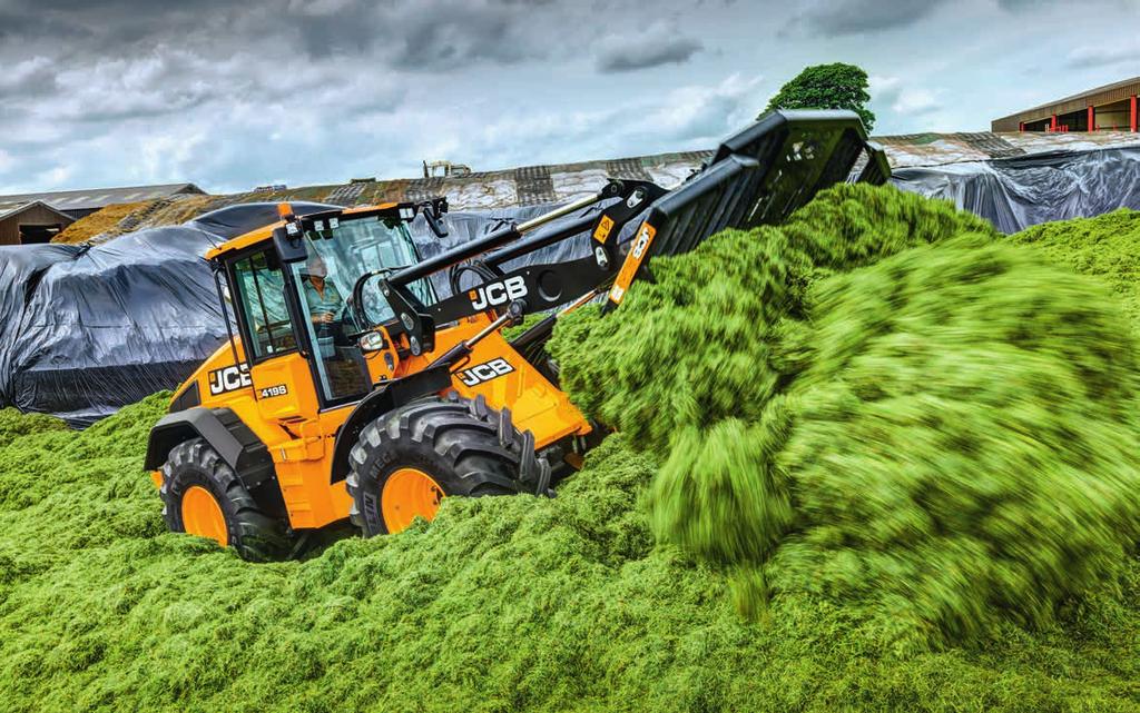 419S WHEEL LOADER. 1. Pushing further The Cummins QSB 6.7 litre engine achieves maximum engine power (136kW) and peak torque (841Nm) at low revs for excellent response. 2.