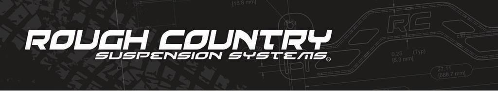 JEEP JK 3 1/2 SUSPENSION KIT 92160900A *1609BAG8* 1609BAG8 Thank you for choosing Rough Country for your suspension needs. Please read instructions before beginning installation.