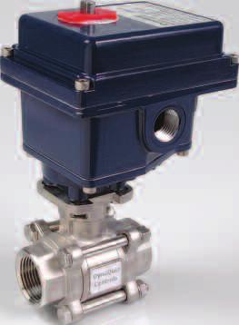 resistant stainless steel is required. The three-piece swing out style valve makes routine maintenance a snap. With presized and preassembled actuation packages, selection has never been easier.