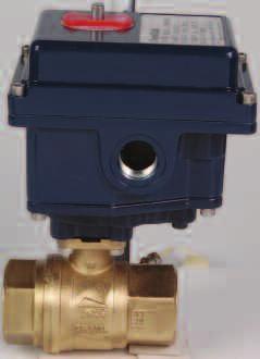 Valve Automation - DynaMatic EHH2 Series Brass Ball Valve - Electrically Actuated Clean Water, Air, or Light Oil Applications 600 PSI CWP The DynaMatic EHH2 Series of electrically actuated brass
