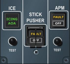 Systems 42/72-600 5. Aircraft Performance Monitoring (APM) ATA 30 FAULT The APM FAULT will be triggered by the MPC in case of internal failure or invalid aircraft parameters.