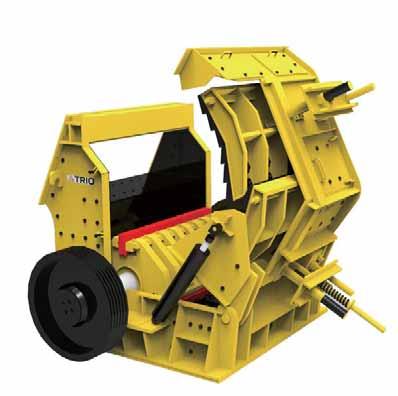 Rugged Reliable Design 2 5 3 1 4 5 6 7 1-CRUSHER MAIN FRAME: is fabricated from low carbon steel, welded and stressed relived.