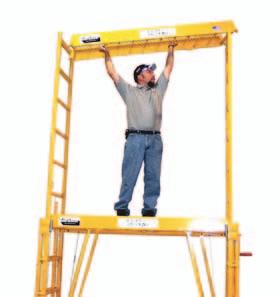 Place extension ladders 3.