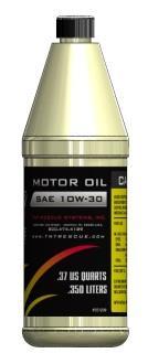 1-actual crankcase volume of 10w-30 Motor Oil, 1- Power Supply Operating Manual and