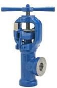 Yarway Hardseat Blow-off valves. Hard seated valves designed for blow-off service in boiler systems with pressures of 3206 psig.