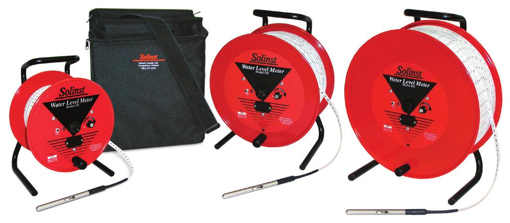 Length Options Solinst Model 101 P7 and P2 Water Level Meters are available on reels as shown below, in the following standard lengths: Small Reel Medium Reel * Large Reel 50 ft. 15 m 500 ft.