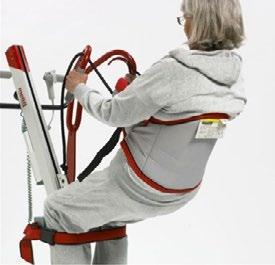 users with reduced trunk tone and head stability Can be used for hoisting from horizontal and sitting positions 1721250 Molift Rgo Sling Amputee High Back XLarge 240 kg Min User Weight 160 kg 1721260