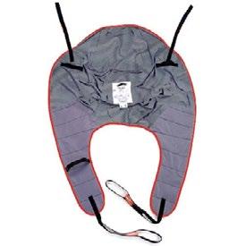 sling designed to suit approximately 85% of patients It is available with head support and can be fleece lined for additional comfort Available in polyester, padded polyester and net (for wet