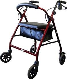 Rollators and Walking Frames 8200 Ellipse 8 Rollator Standard Hand Brake Champagne Max Overall Height 945 mm 150 kg Min Overall Height 795 mm Overall Length 685 mm Overall Width 620 mm Product Weight