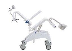 required Machine-washable adjustable backrest with quick-release buckles, can be adjusted to the user Ergonomic, swing-away armrests can be adjusted to two different height levels Height-adjustable,