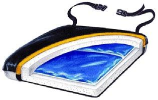 Cushions and Supports Sensation Cushion Low Profile Sensation visco foam cushion with water proof cover Two way stretch water resistant cover High density visco foam, provides pressure reduction and