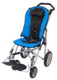 face either forwards or backwards Transit options allow the stroller to be safely secured for transport Adaptive seating means the stroller is compatible with various brands of adaptive and