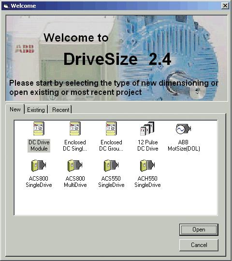 Start-up, maintenance and integration DriveSize Quality Dimensioning DriveSize is a PC program to help the user select the optimal