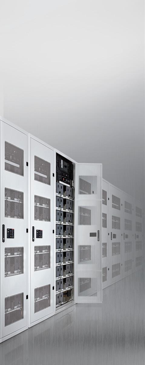 Samsung SDI Storage System 11 Batteries for Uninterruptible Power Supply Benefits of Lithium-ion Batteries Proven High-Voltage LIB Solutions Compatible with Premium Less Space / Longer Life Fast