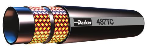 487 28 MPa (4000 PSI) 487 Hose Highly flexible across all sizes Parker s GlobalCore 487 hose provides 4,000 psi (28 MPa) constant working pressure in all sizes.