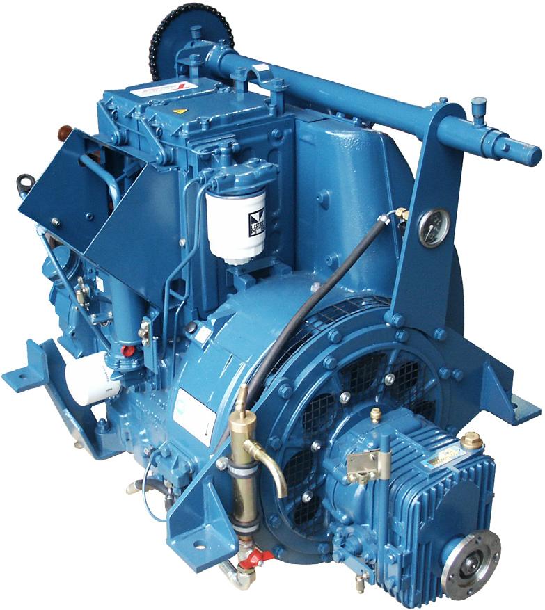 T SERIES TR Marine Engines TR2, TR3 Marine Maximum ower outut: 25 kw; 34 bh Seed range: 1500 2500 r/min Air cooled marine diesel engines for leisure and commercial craft Suitable for: work boats