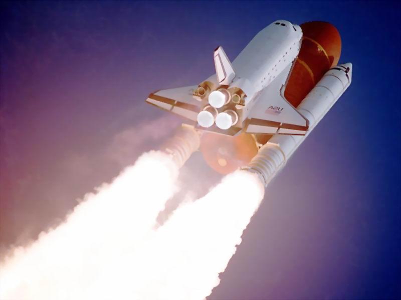 Figure 3. Launch of NASA Space Shuttle [27] configurations for the Shuttle.