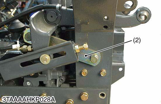 (When reassembling) Do not firmly tighten all screws, bolts and nuts until