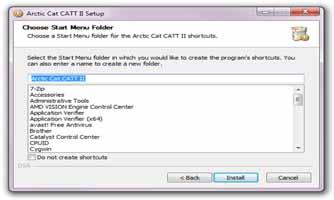 Internet Connection - required for installation and certain features. Installation Instructions Log in to Cat Tracker. Locate and click on the CATT II link on Cat Tracker to install the software.