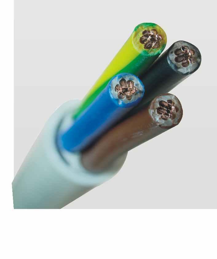 Double sheathed cables are used for increased safety and are mostly used in open applications.