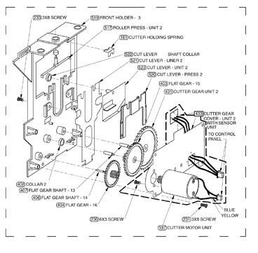EXPLODED VIEWS / PA RTS BREAKDOWN FRONT HOLDER STRUCTURE Part Number Description Drawing ZCM1000P101 Main Unit Cover FRONT HOLDER 3 UNIT