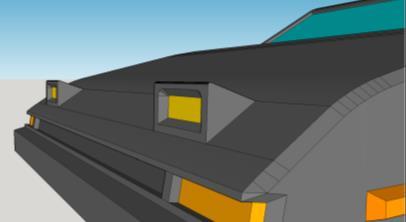 Detail 1: The car I made has flip up