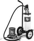 Val-Tex Air Operated Lubrication Equipment "Quality That Pays For Itself" These powerful, portable, air operated lubrication guns have a 70:1 ratio air motor to quickly pump bulk lube sealants and