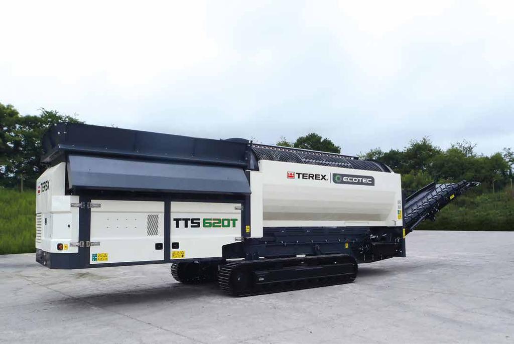 It is ideally suited for screening compost, biomass, soil, gravel & waste. TTS 620 Unprecedented levels of service access catapults the TTS 620 into a league of its own.